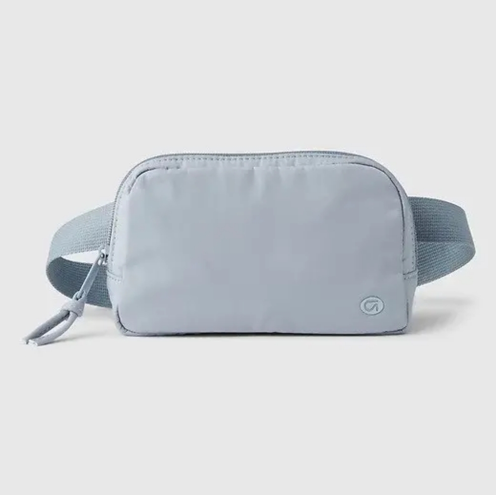 NWT UNISEX Gap Fit 100% Recycled Belt Bag In Arctic Blue